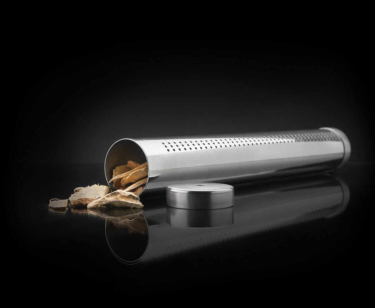 PRO Smoke Pipe røykrør rustfritt stål 31 cm montert på grill Napoleon
