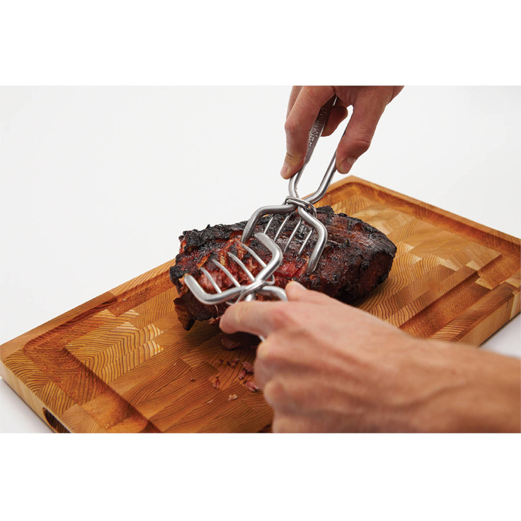 Pulled pork gafler 2-delt rustfritt stål Broil King bakside