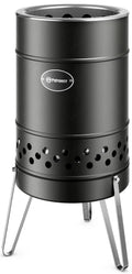 Pyron ildtønne Black Edition rustfritt stål 44,5 cm forfra