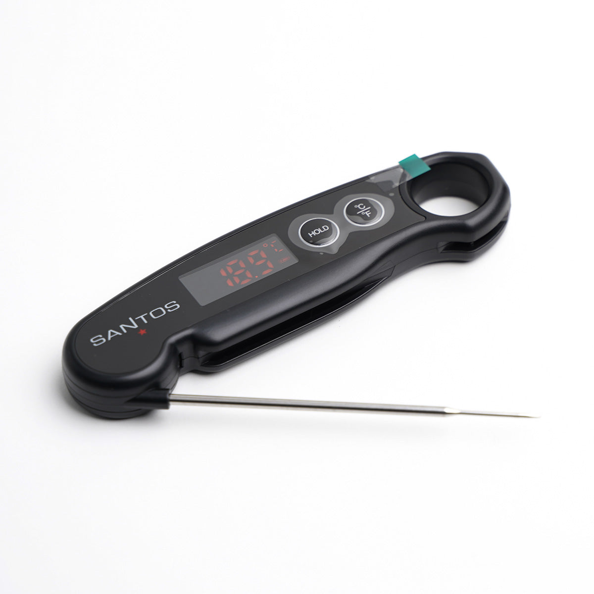 Rapid-Read BBQ-termometer digitalt med LED - SANTOS forfra