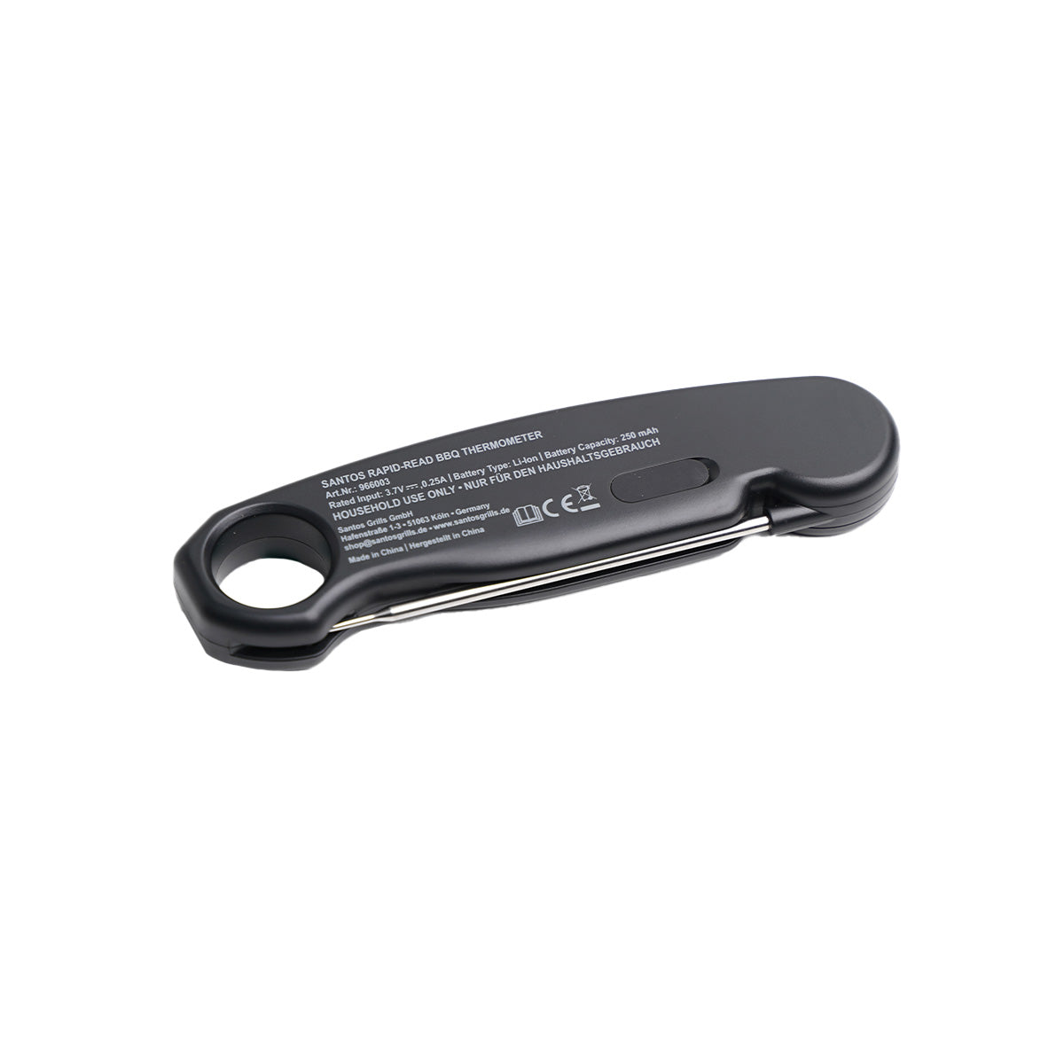 Rapid-Read BBQ-termometer digitalt med LED - SANTOS oppbevaring ved grill