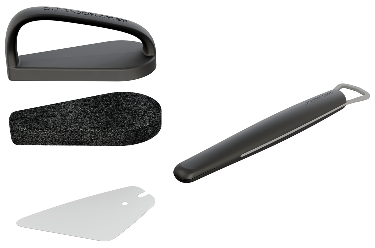 Rengjøringssett for EASY FLIP trakt kulegrill - Outdoorchef bakside