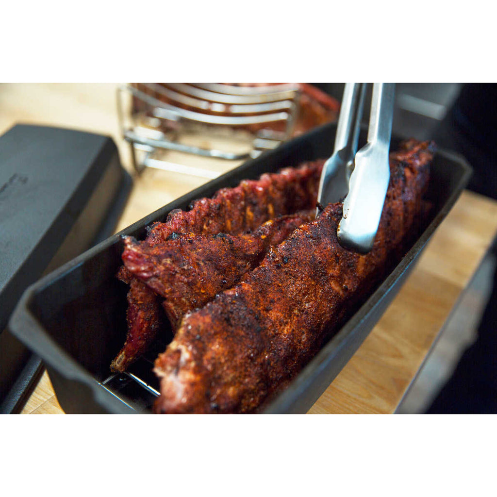 Nærbilde av Rib Roaster støpejern 40 x 14 x 10 cm Broil King