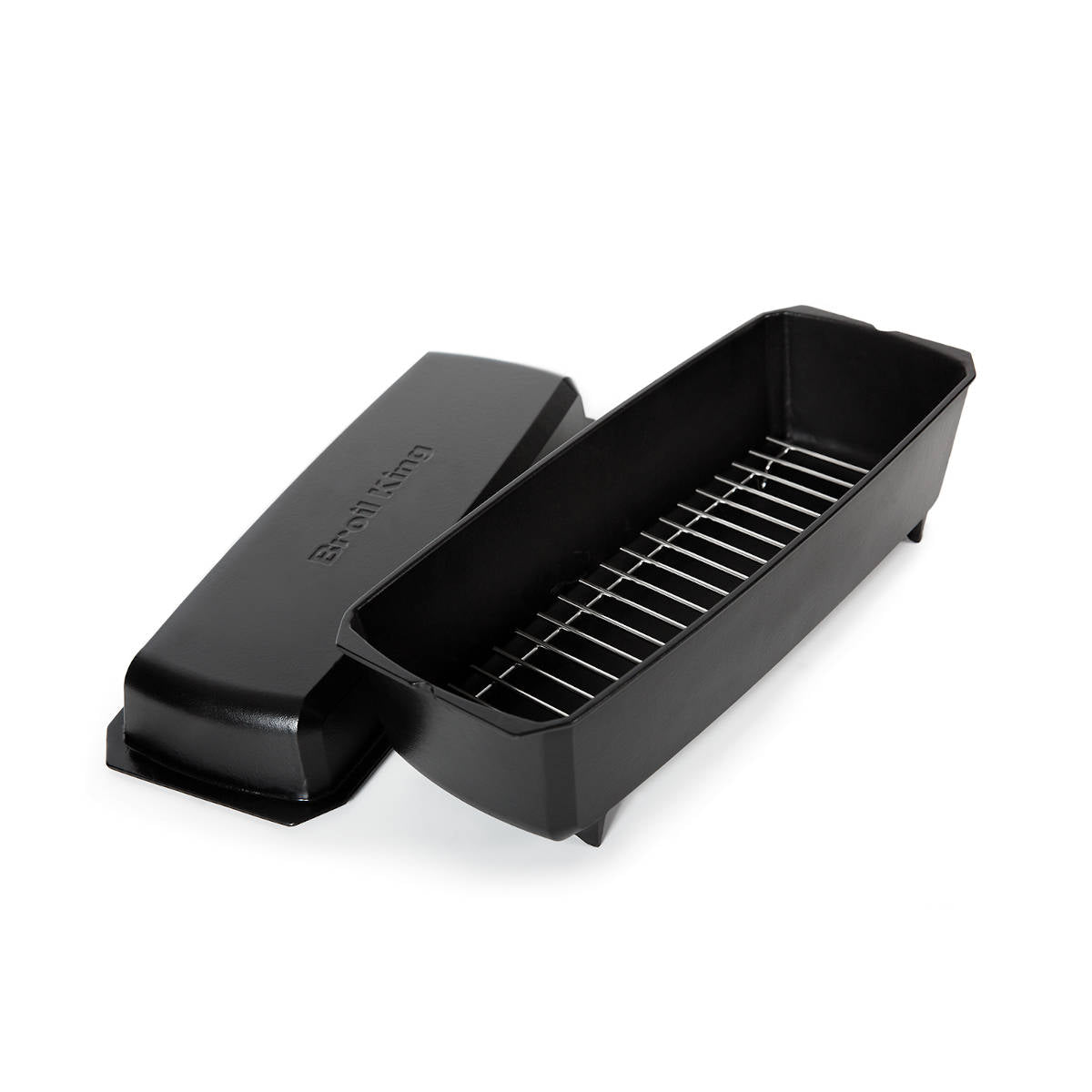 Rib Roaster støpejern 40 x 14 x 10 cm - Broil King bakside