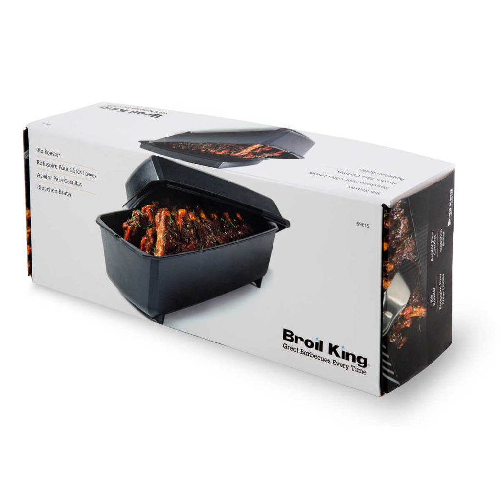 Rib Roaster støpejern 40 x 14 x 10 cm - Broil King i bruk