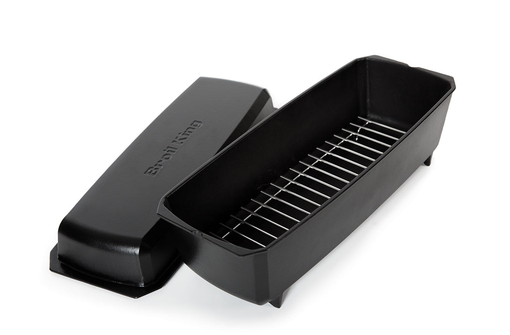 Rib roaster støpejern form 42 cm - Broil King bakside