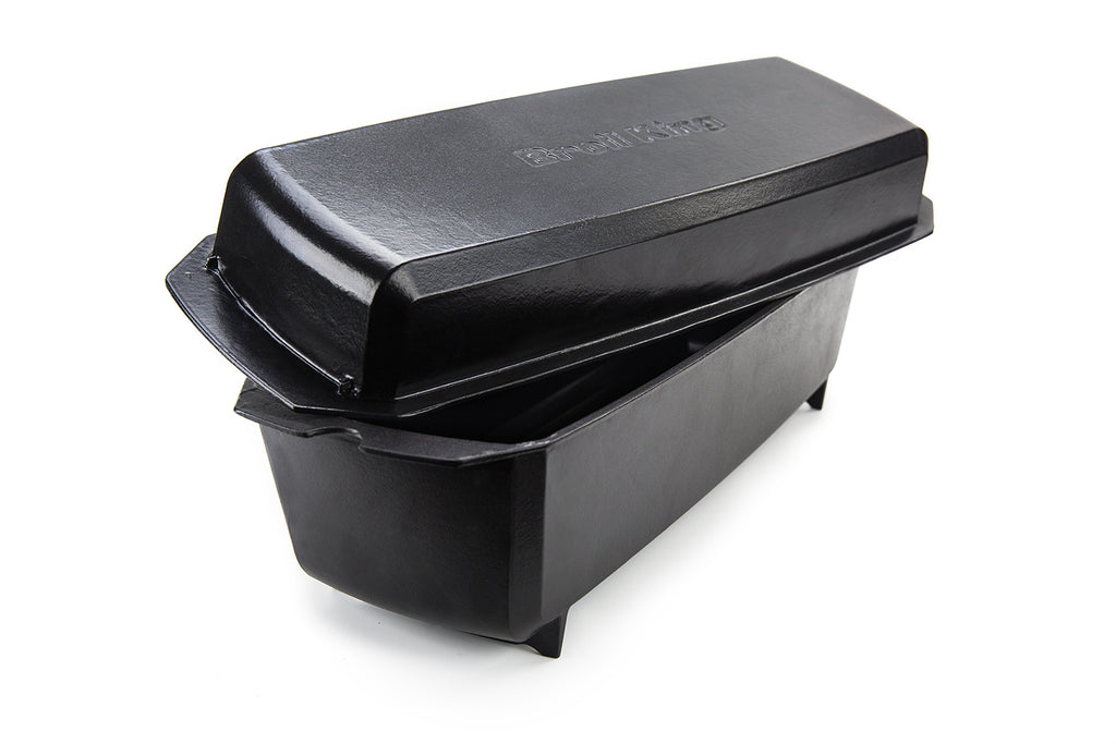 Rib roaster støpejern form 42 cm - Broil King montert med stekestativ