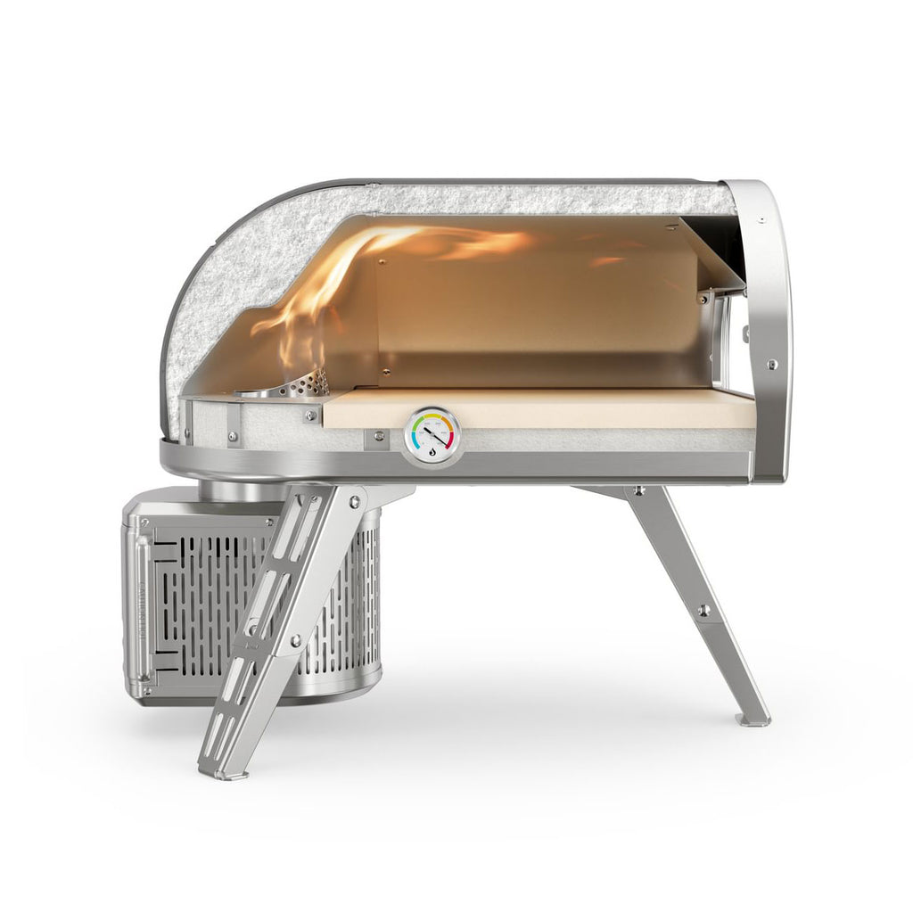 Roccbox vedfyrt brenner 2.0 for pizzaovn montert