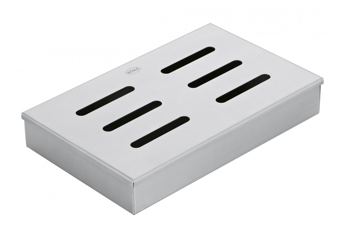 Røykboks rustfritt stål 21,5 x 13,5 cm - Rösle for enkel røyktilførsel på grillen