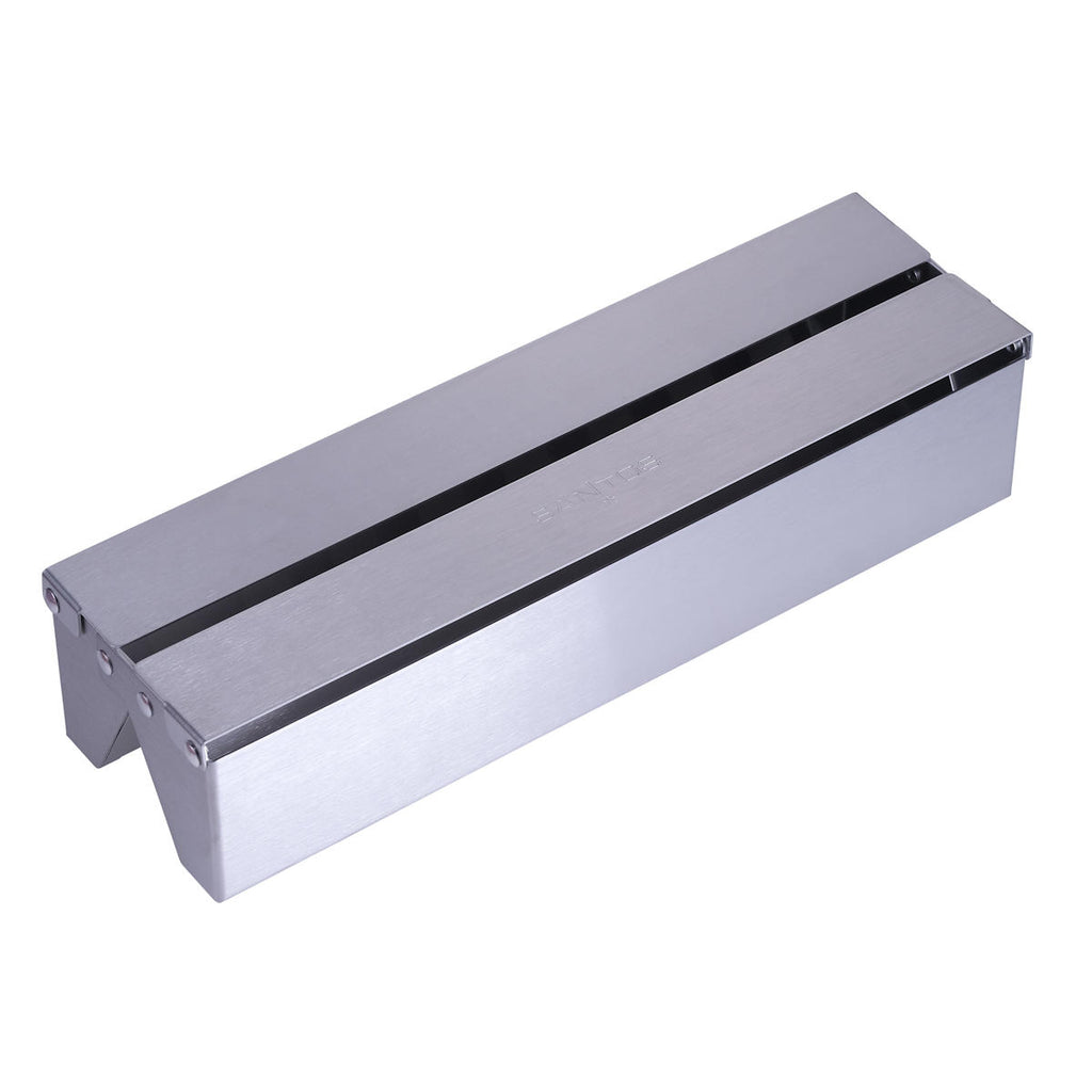 Røykboks for Weber gassgrill 30 x 8,6 cm - SANTOS forfra