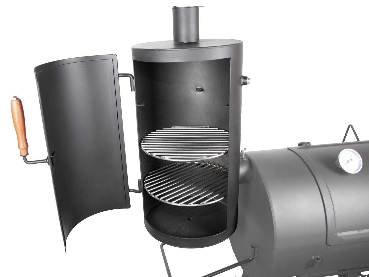Røykeoppsats Ø30 cm for 18" smoker - Grillfürst detalj av rister