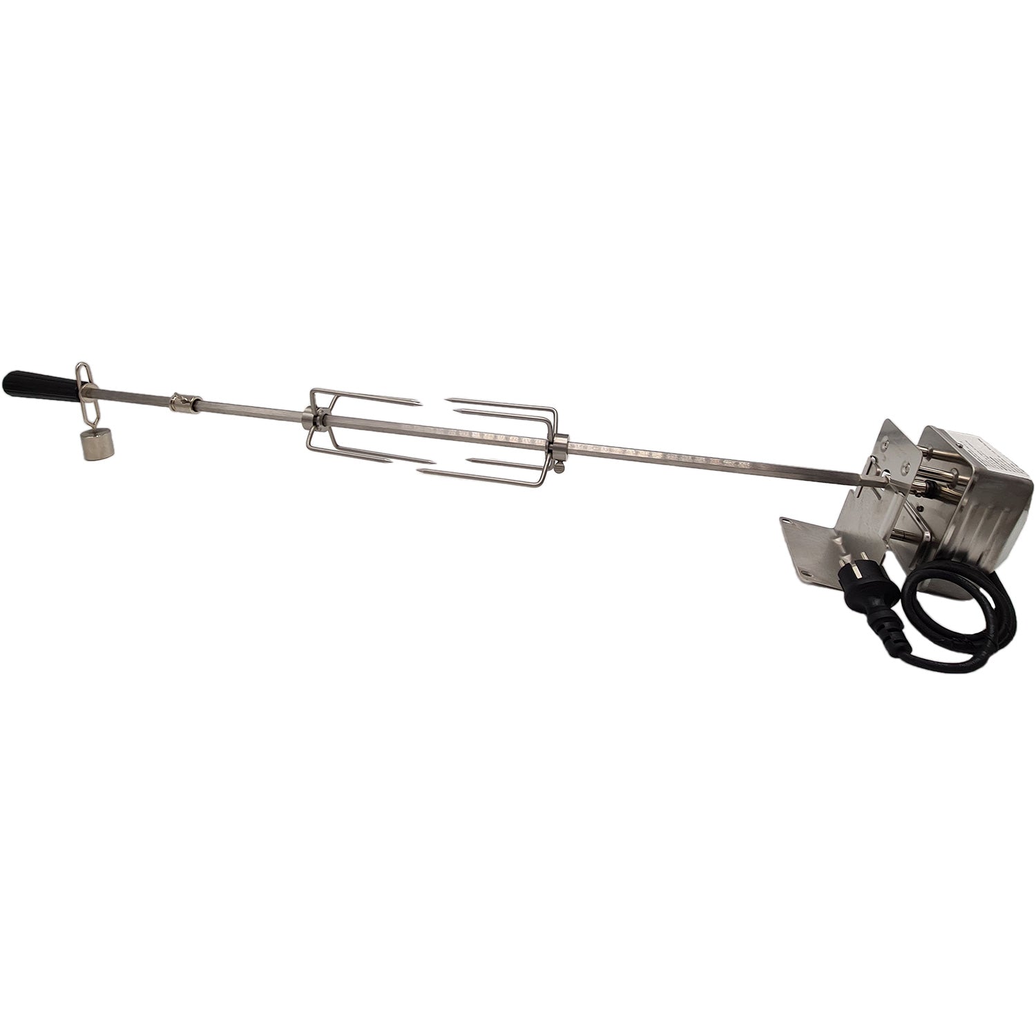 Rotisserie dreiespidd-sett 30" for Angus/Steer - BULL sett forfra