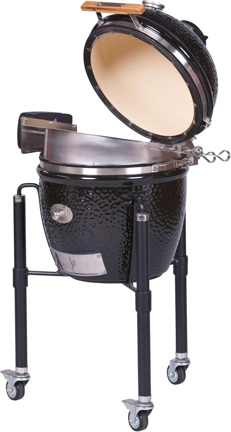 Rotisserie / dreiespidd sett rustfritt stål for ICON / JUNIOR - Monolith detalj av motor