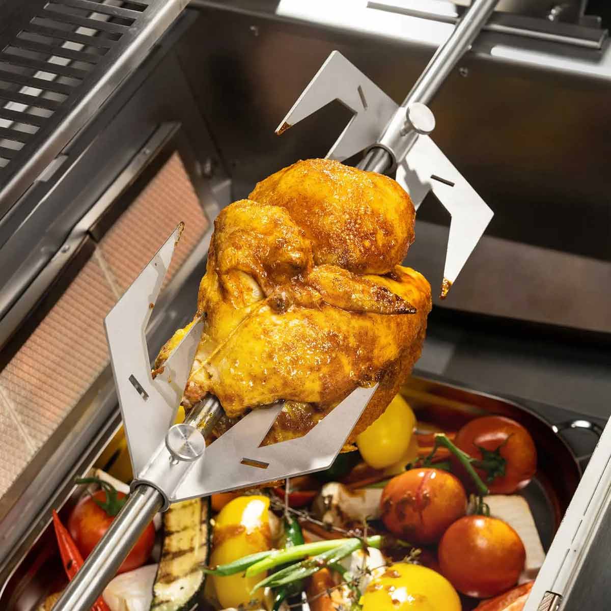 Rotisserie for Block Ds Gen. 5 - Flammkraft bakside