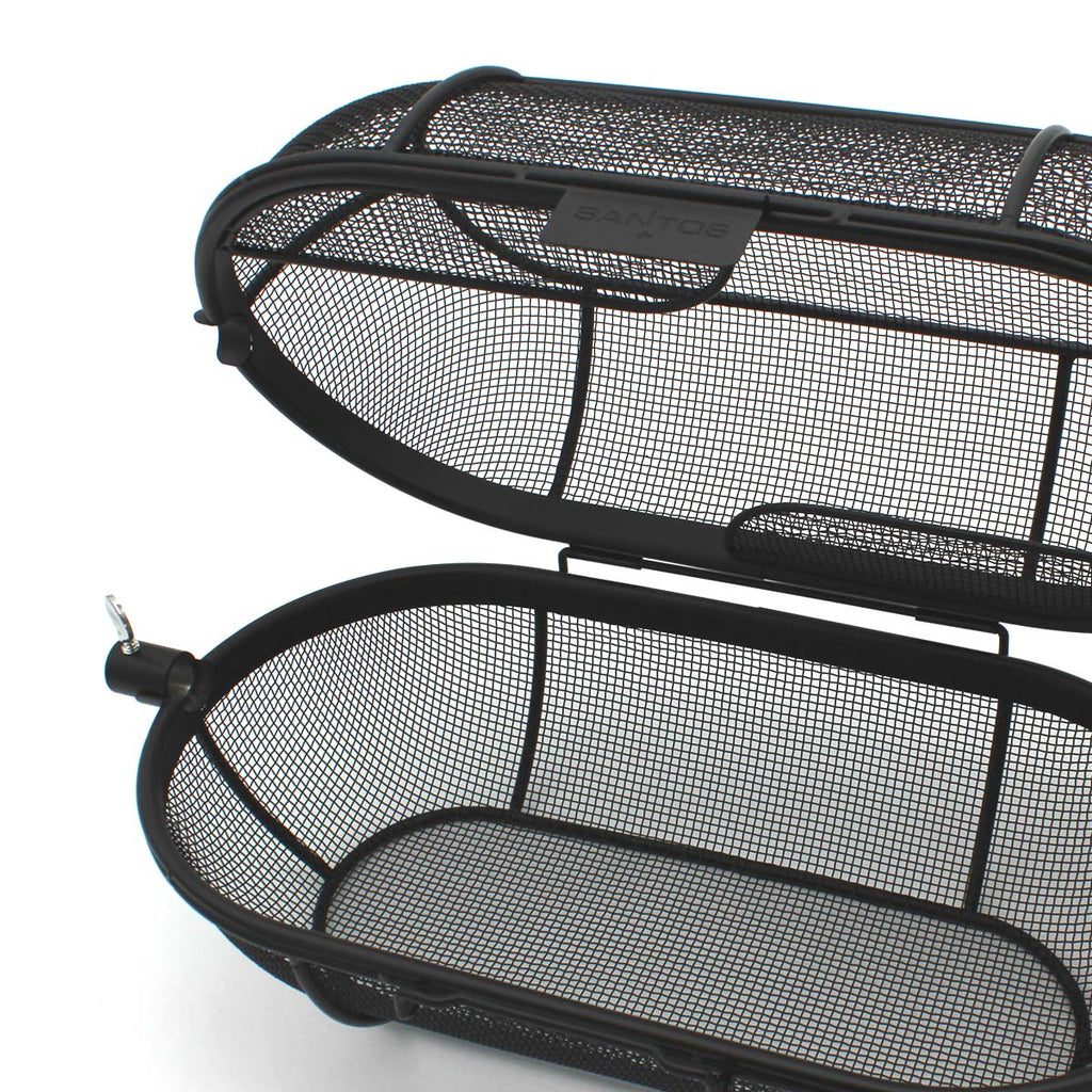 Rotisserie grillkurv rund for dreiespidd - SANTOS detalj av mesh
