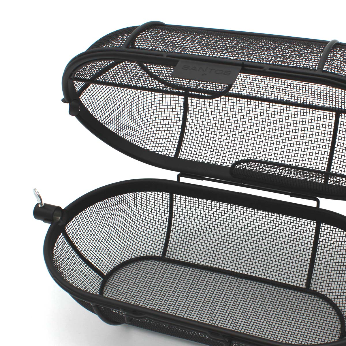Rotisserie grillkurv rund for dreiespidd - SANTOS detalj av mesh