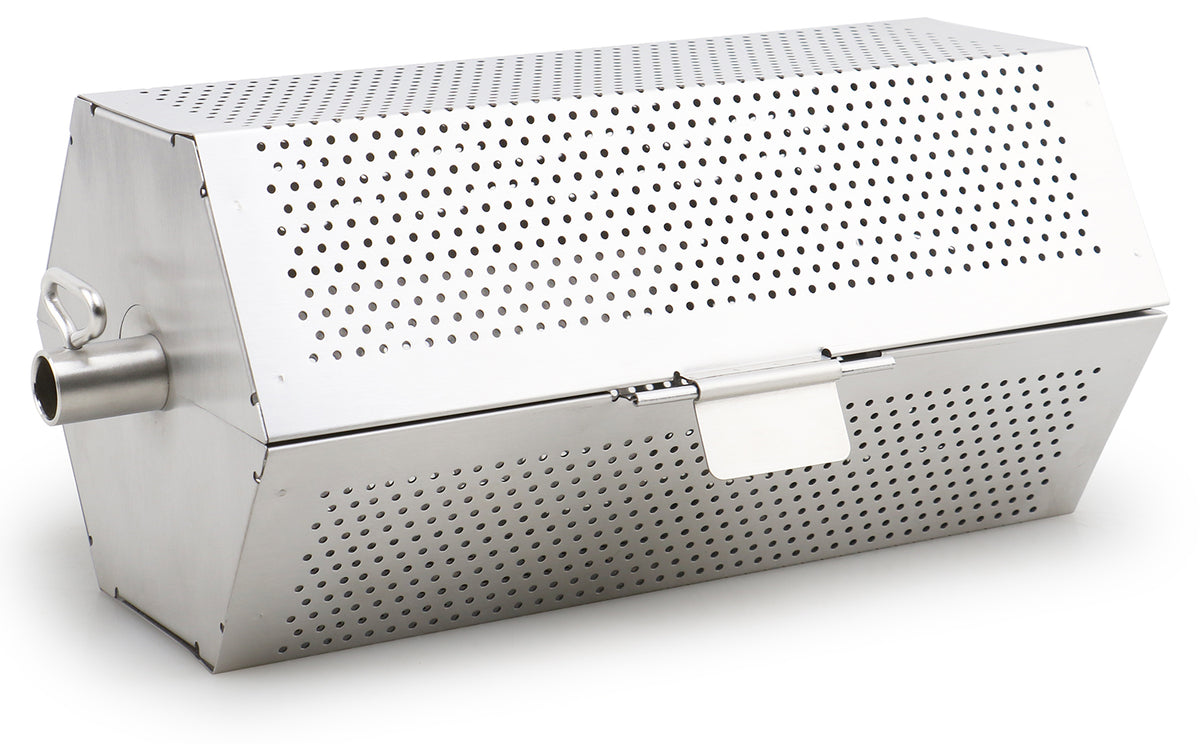 Rotisserie-kurv rustfritt stål 42 cm - The Bastard for jevn grilling