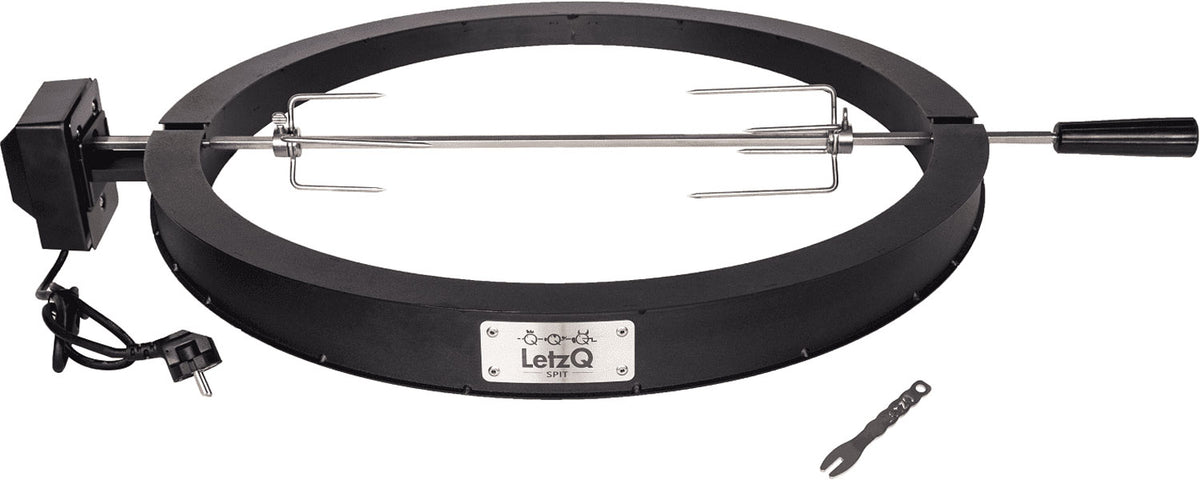 Rotisserie LETZQ med motor for XLarge Big Green Egg forfra