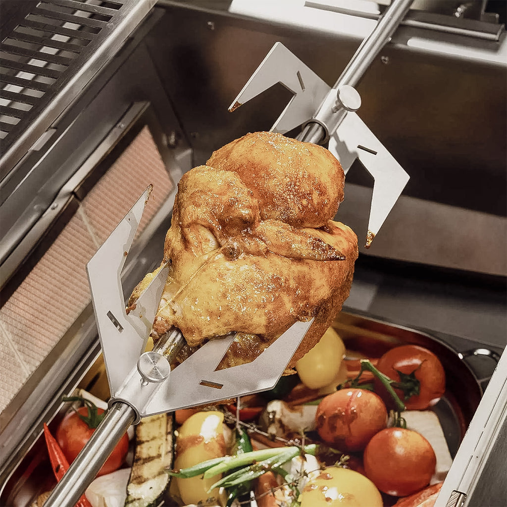 Rotisserie-sett for BLOCK C - Flammkraft nærbilde av motor