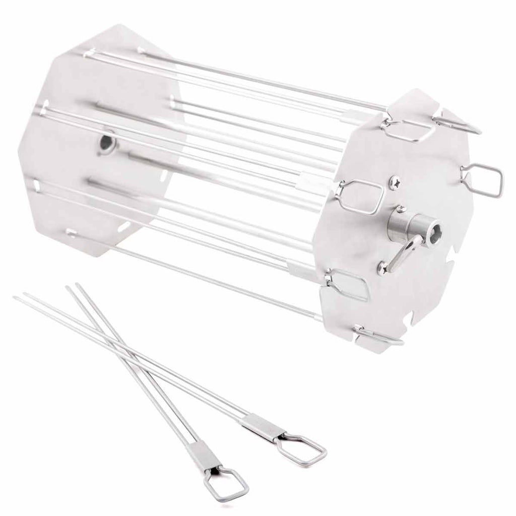 Rotisserie spydsett 8 dobbeltspyd - Broil King forfra