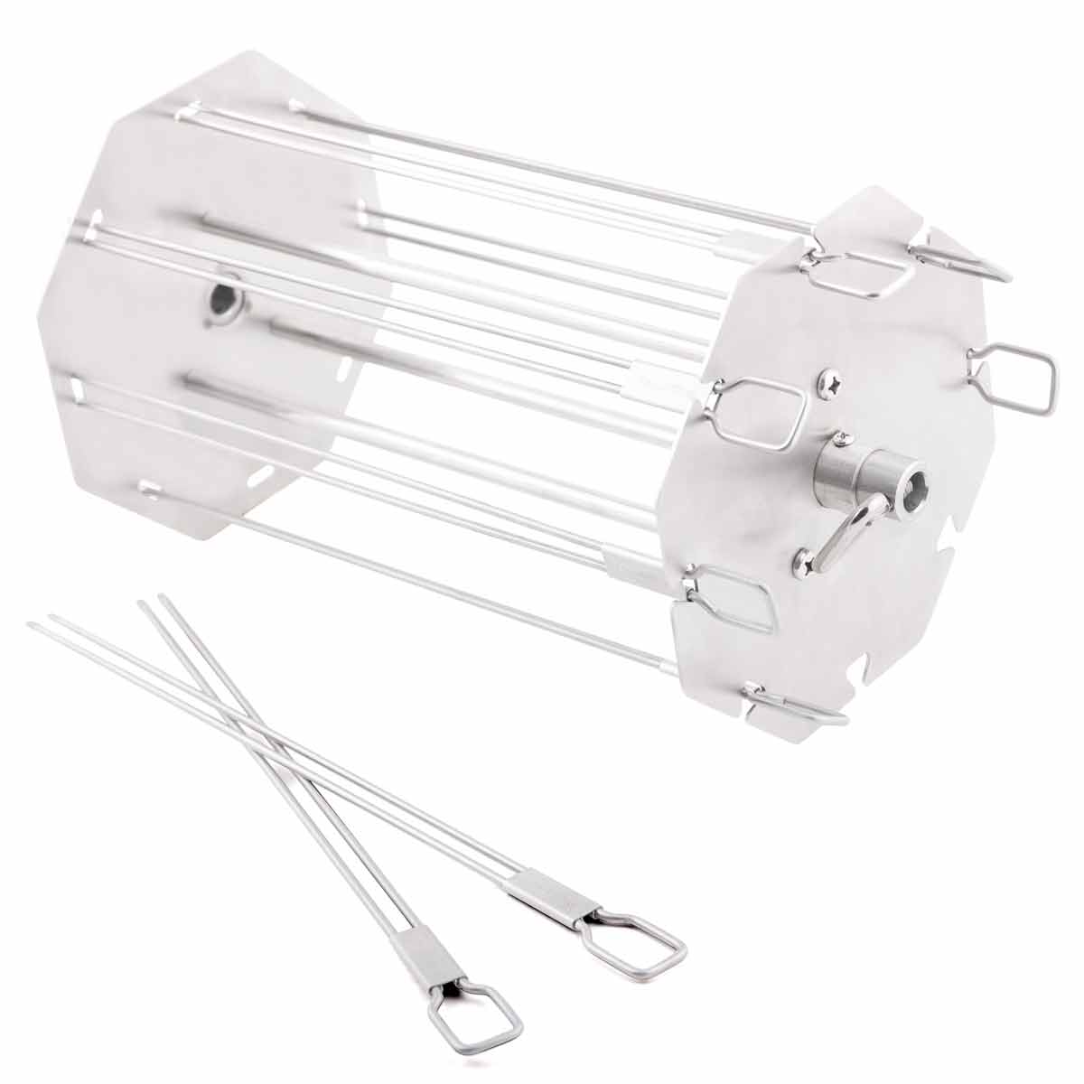 Rotisserie spydsett 8 dobbeltspyd - Broil King forfra