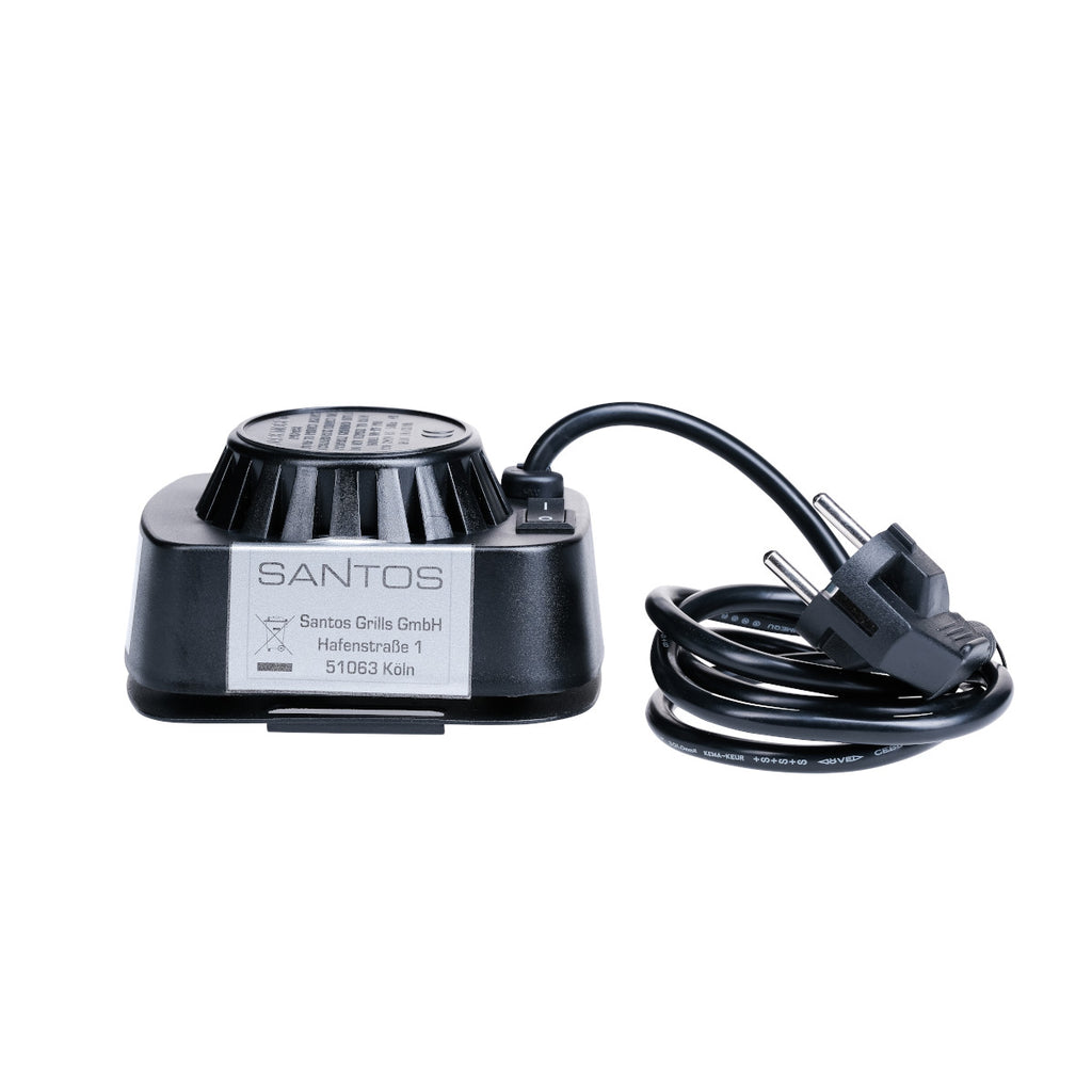 Rotisseriemotor med 2 retninger 8 mm opptak fra SANTOS for jevn grilling forfra