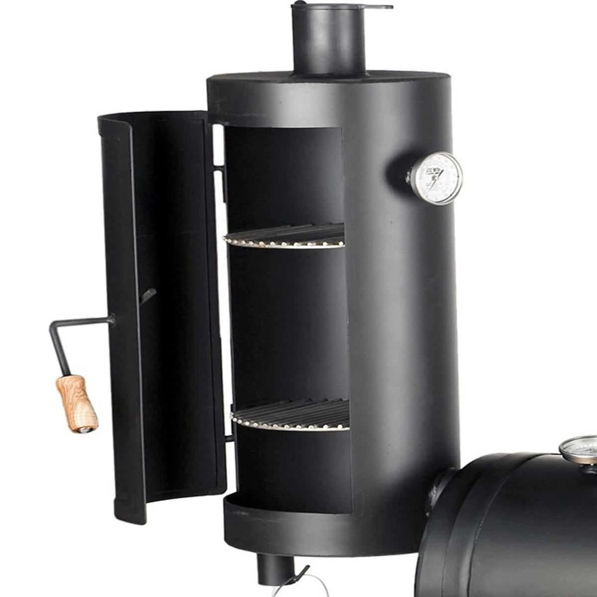Røyk- og varmeholderaufsats 16" Tradition/Classic - JOE's Barbeque forfra