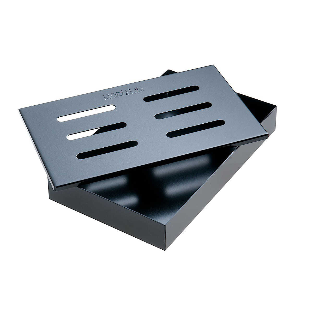 Røykboks belagt 21x13 cm - SANTOS for effektiv røyking på grillen