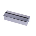 Røykboks for gassgrill 25x8,6 cm rustfritt stål - SANTOS forfra
