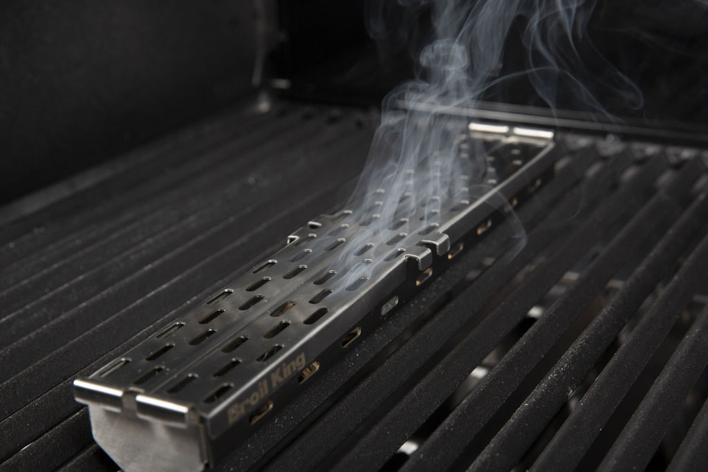 Nærbilde av Røykboks pellet rustfritt stål 31 cm - Broil King