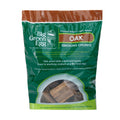 Røykchunks eik - Big Green Egg forfra