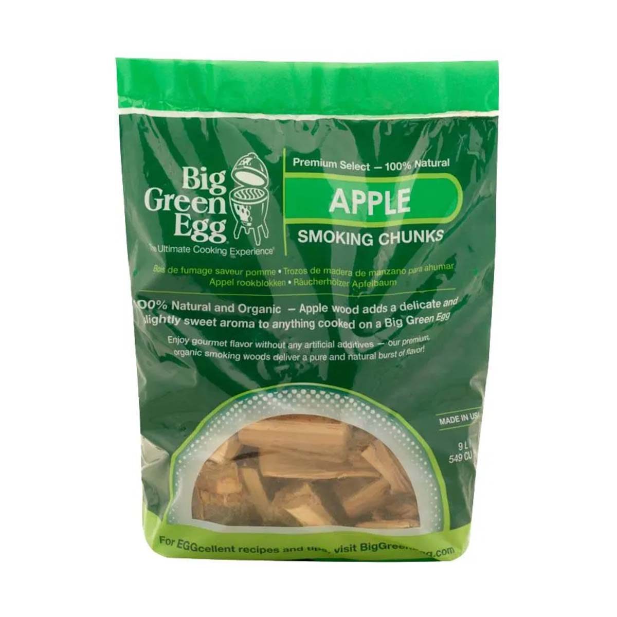 Røykchunks eple - Big Green Egg for grilling