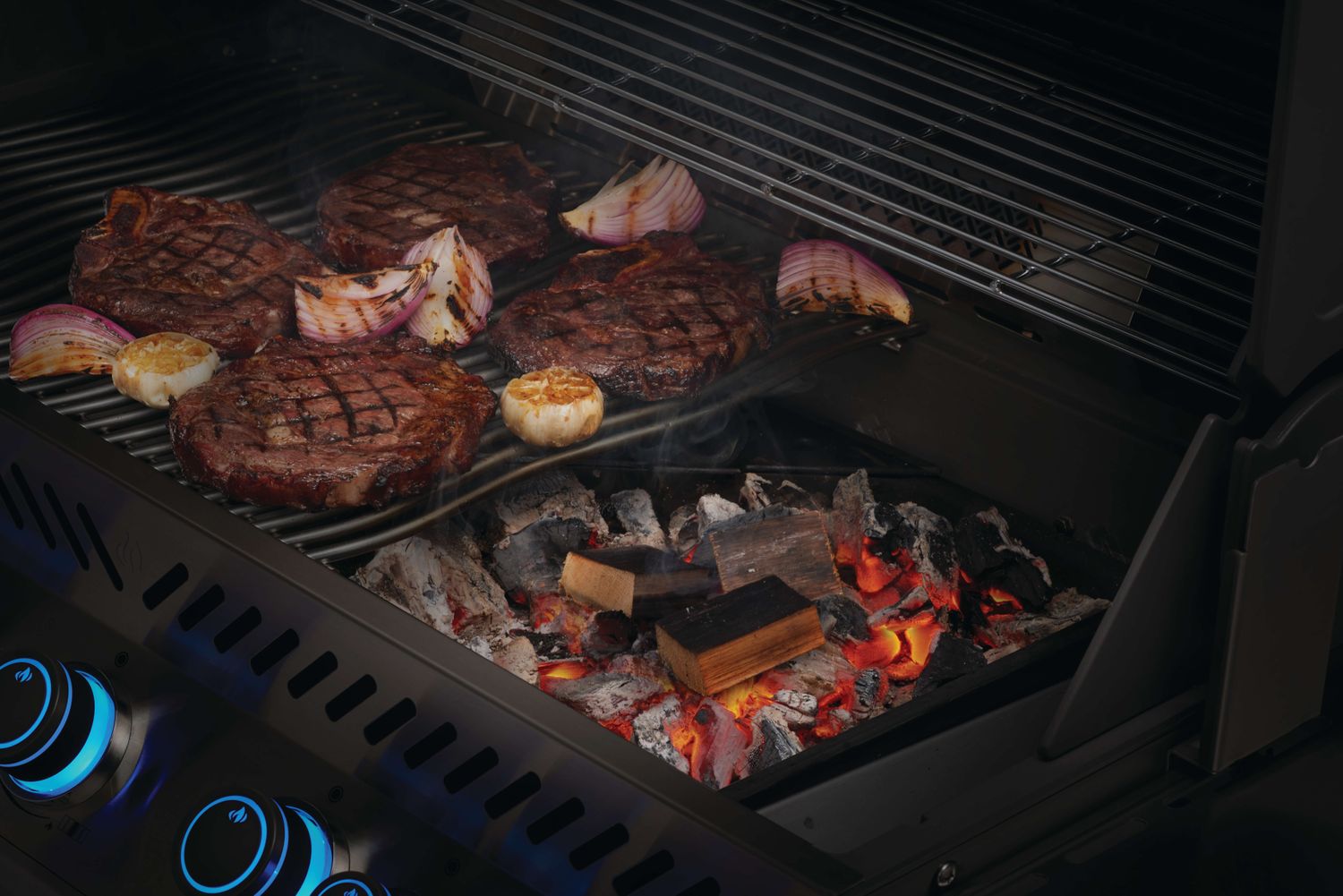 Montert Røykchunks whiskey-eik 1,5 kg - Napoleon i grill