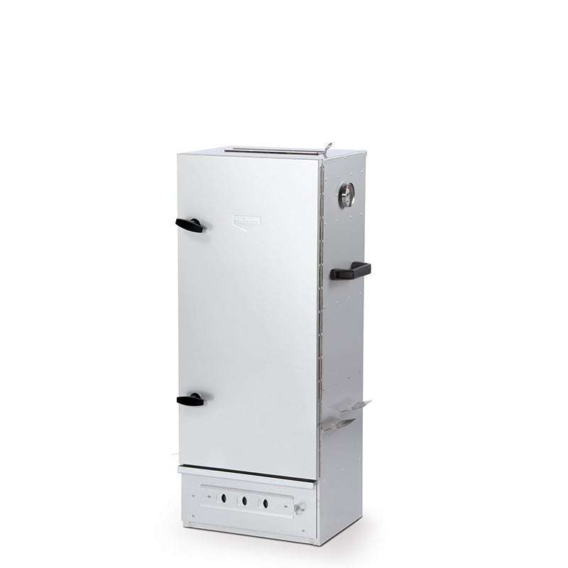 Røykovn RS 40100 E rustfritt stål 88 liter forfra