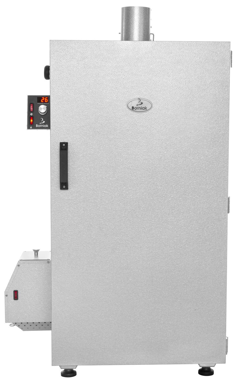 Røykovn UWD-150 digital elektrisk 150 liter fra Borniak forfra