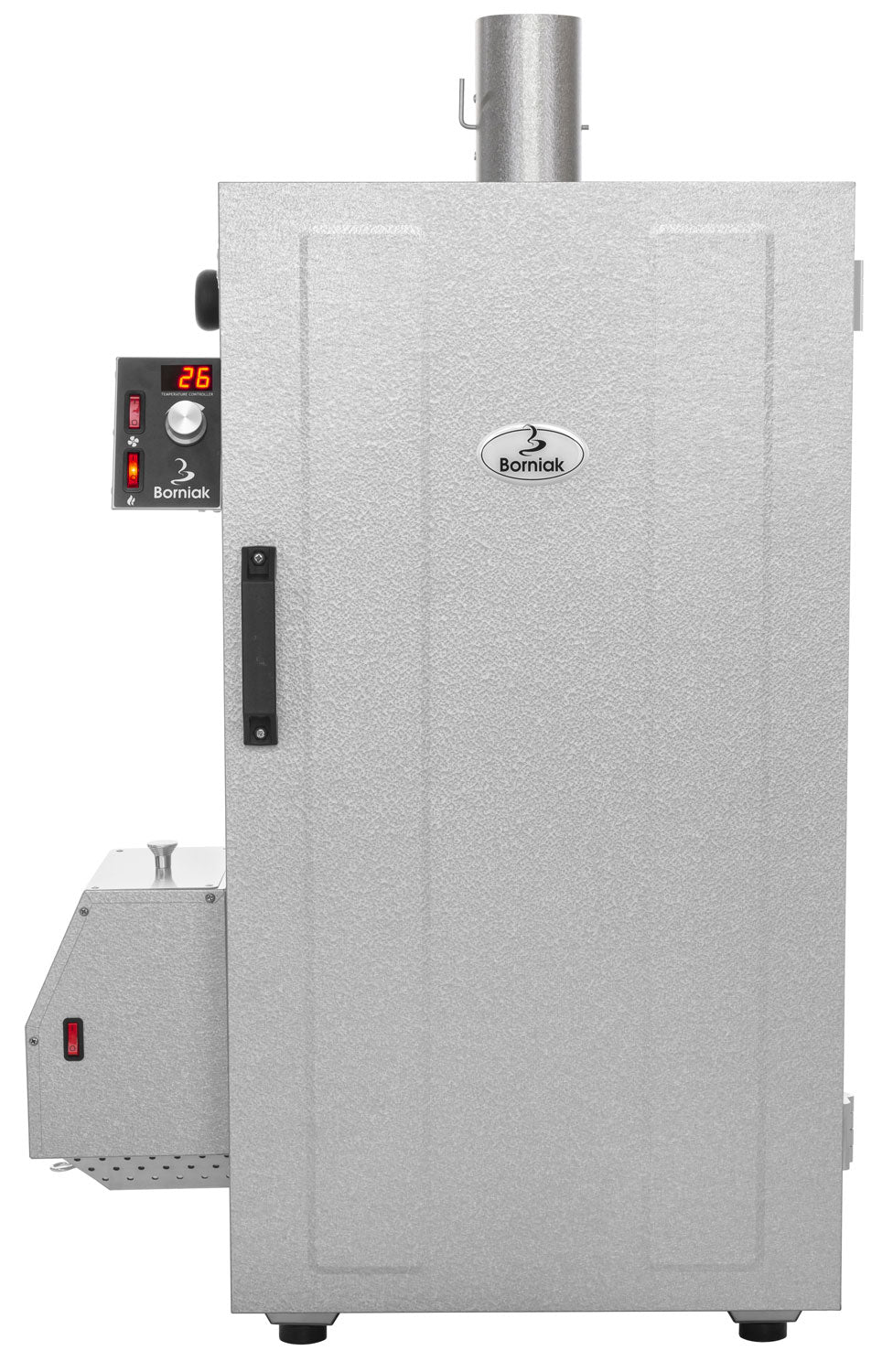 Røykovn UWD-70 digital elektrisk 70 liter Borniak forfra