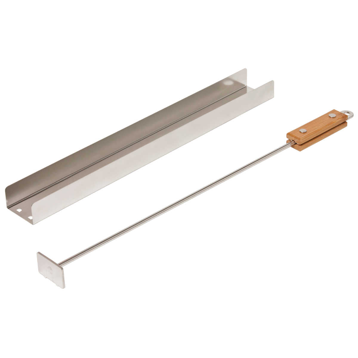 Røykskinnesett med schieber for LeChef - Monolith for enkel røyketilsetning