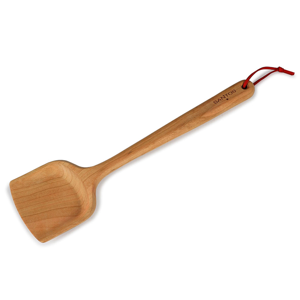 Serveringsskje bøketre 40 cm - SANTOS forfra