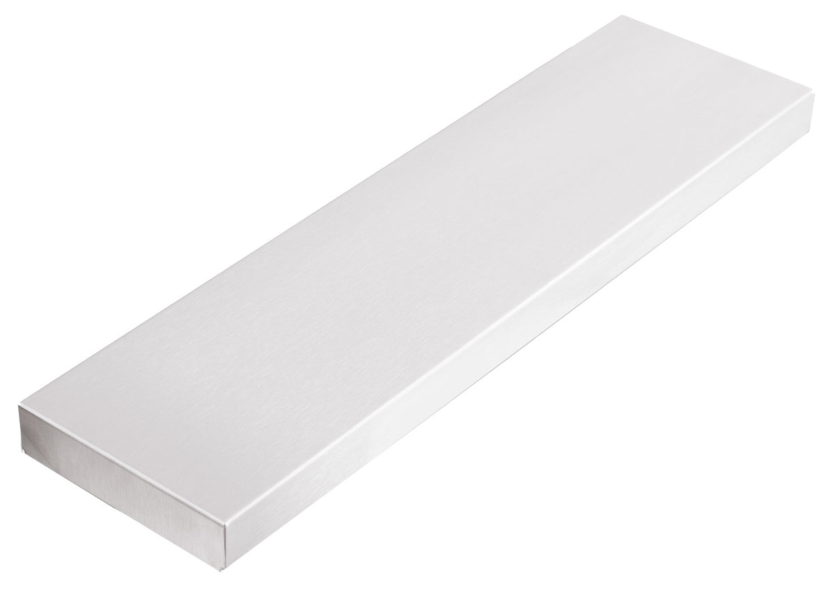 Sidehylle for trillvogn Small rustfritt stål Beefer forfra