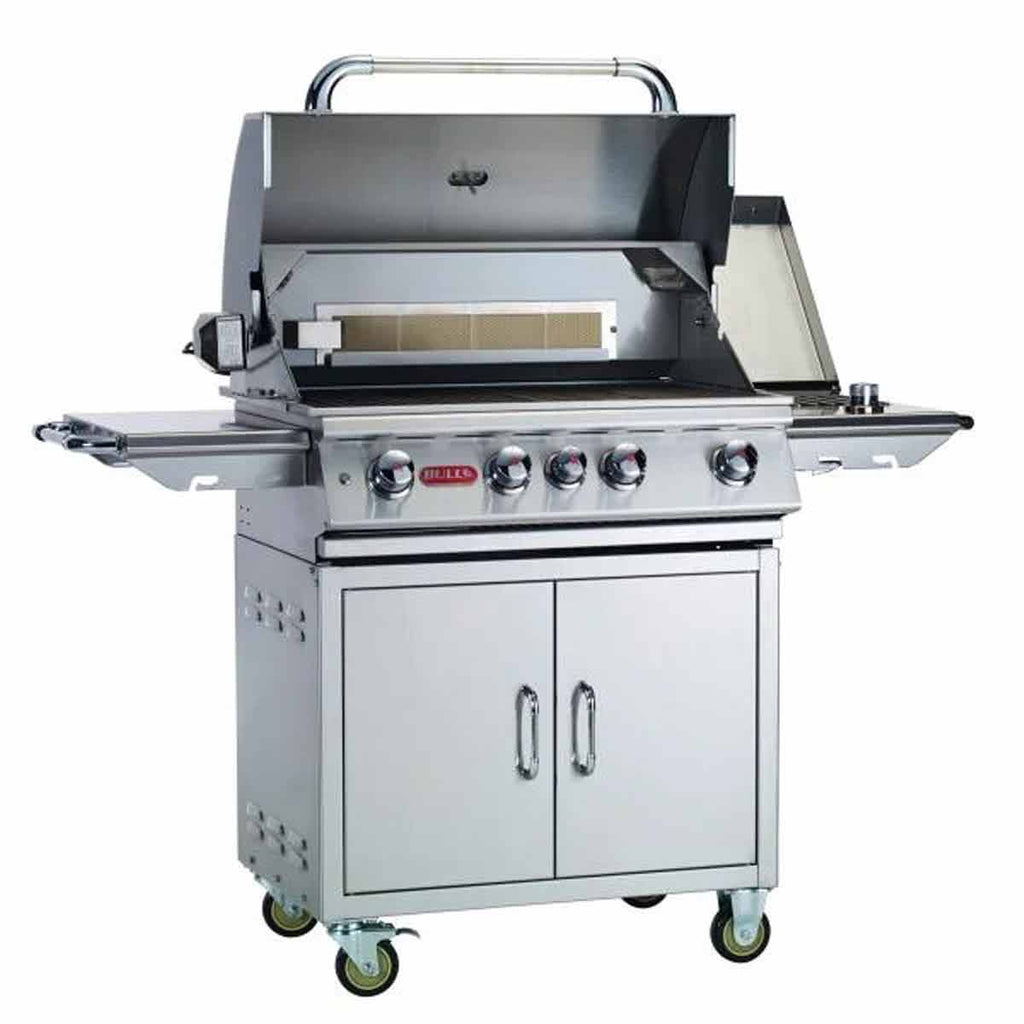 Detalj av Sidekick sidebrenner 4,4 kW rustfritt stål Bull Grill