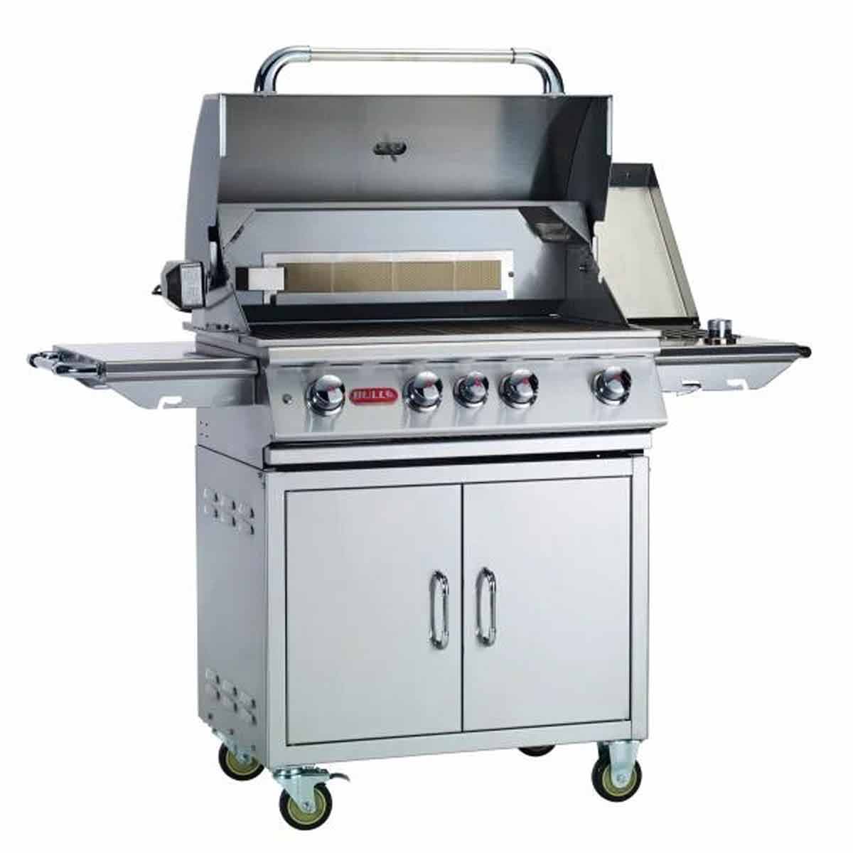Detalj av Sidekick sidebrenner 4,4 kW rustfritt stål Bull Grill