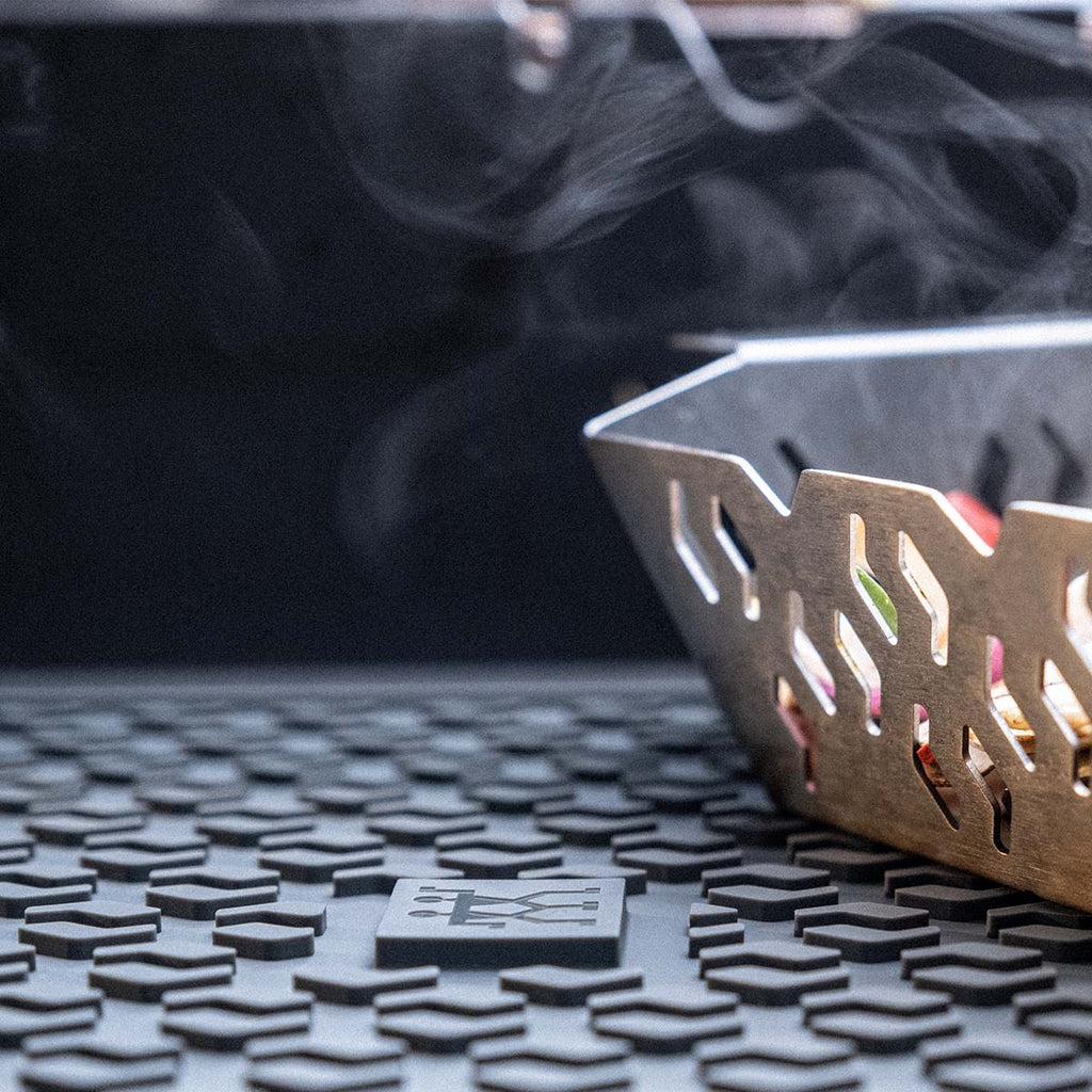 Nærbilde av knappefeste på Silikon verktøyholder BBQ+ 45 x 31 cm - ZWILLING
