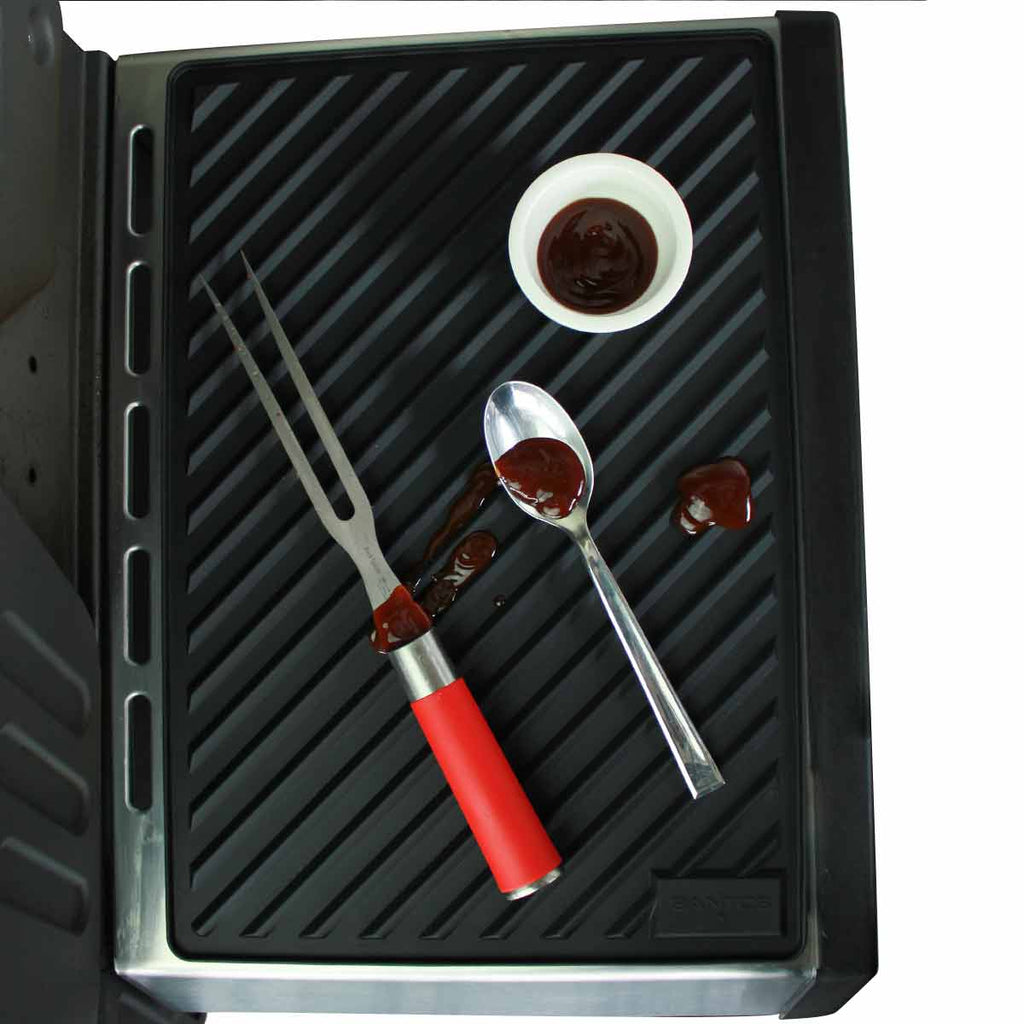 Silikonmatte for grillverktøy 35 x 27,5 cm - SANTOS i bruk