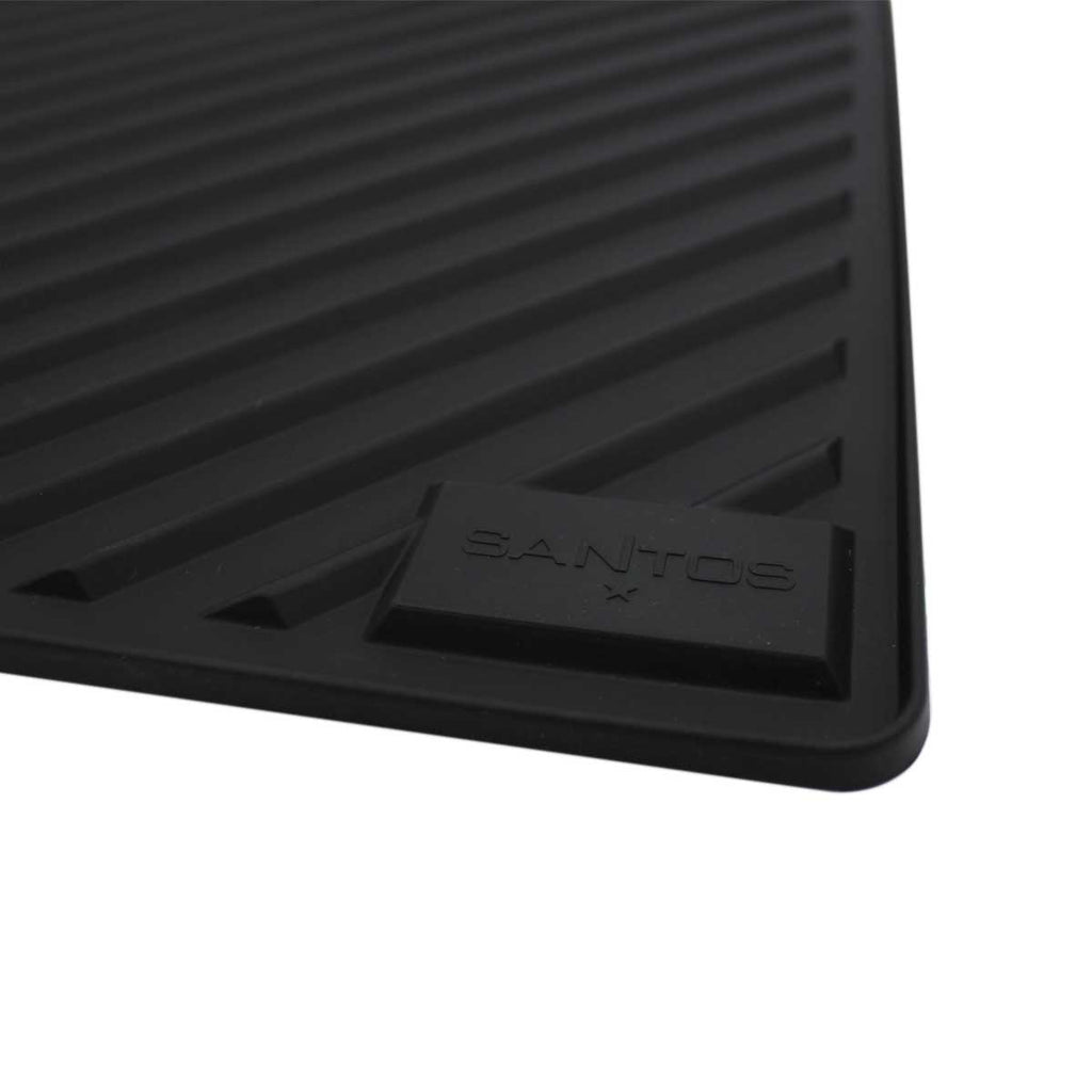 Silikonmatte for grillverktøy 35 x 27,5 cm - SANTOS detalj av riffel