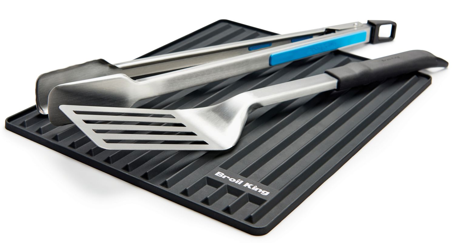 Silikonmatte for grillverktøy 35,5x28 cm - Broil King bakside
