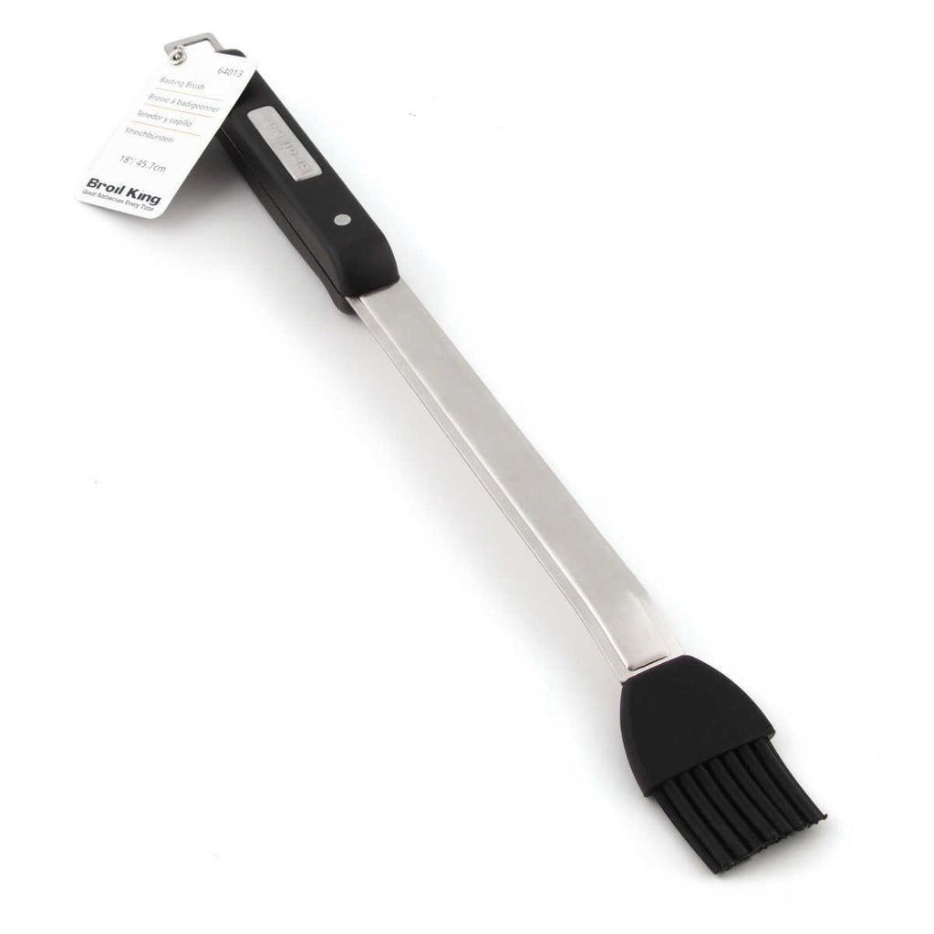 Nærbilde av silikonbørster på Silikonpensel Imperial 46 cm rustfritt stål - Broil King