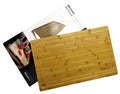 Skjærebrett bambus ekstra stort 63 x 40 cm Grillfürst forfra