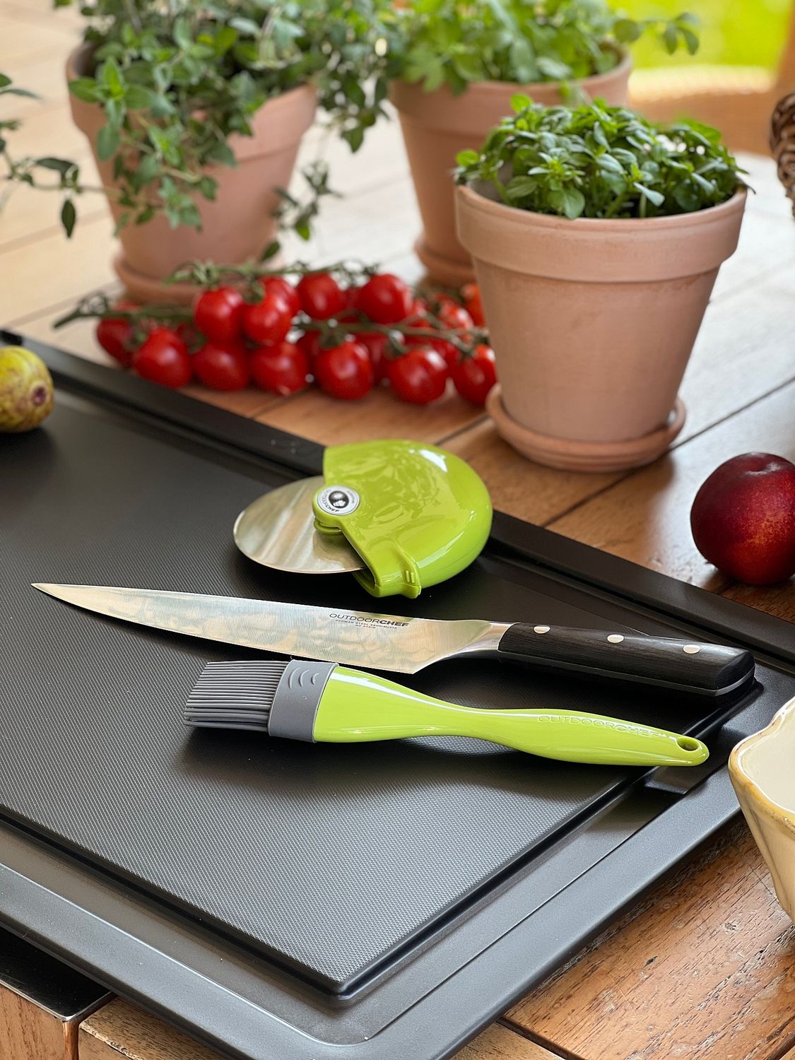 Detaljbilde av saftrille på Skjærebrett XXL antibakterielt 40 x 60 cm - Outdoorchef