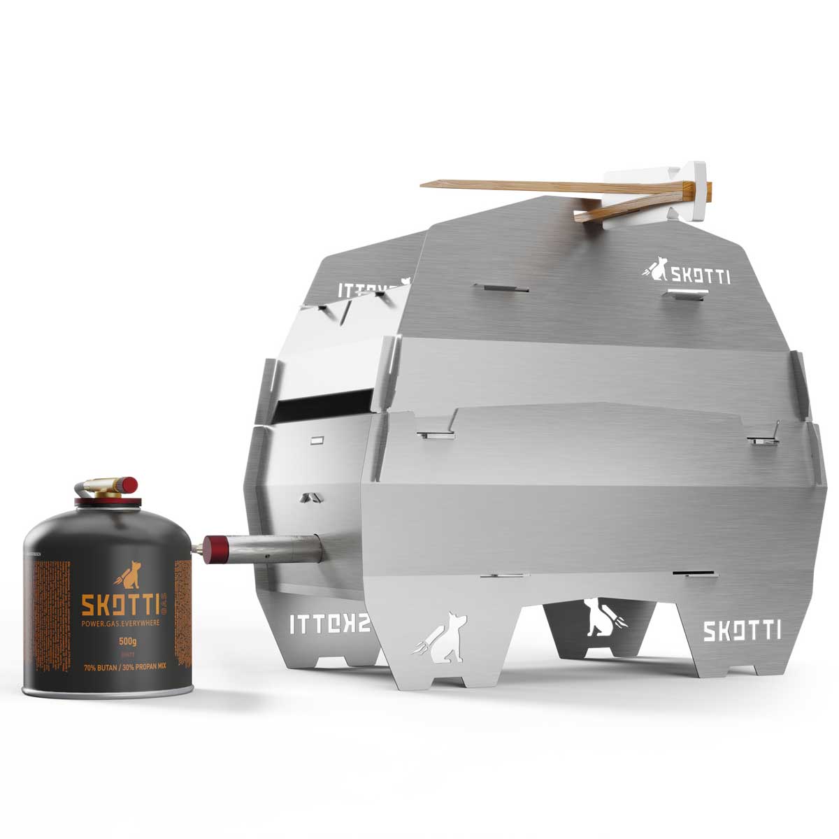 Montert Skotti Cap lokk rustfritt stål for Skotti grill