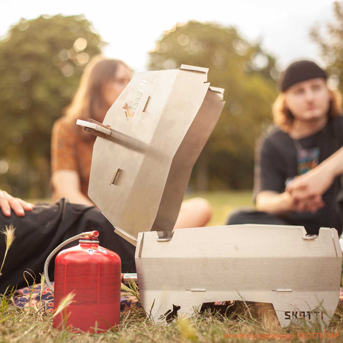 Skotti Cap lokk rustfritt stål for Skotti grill - Skotti